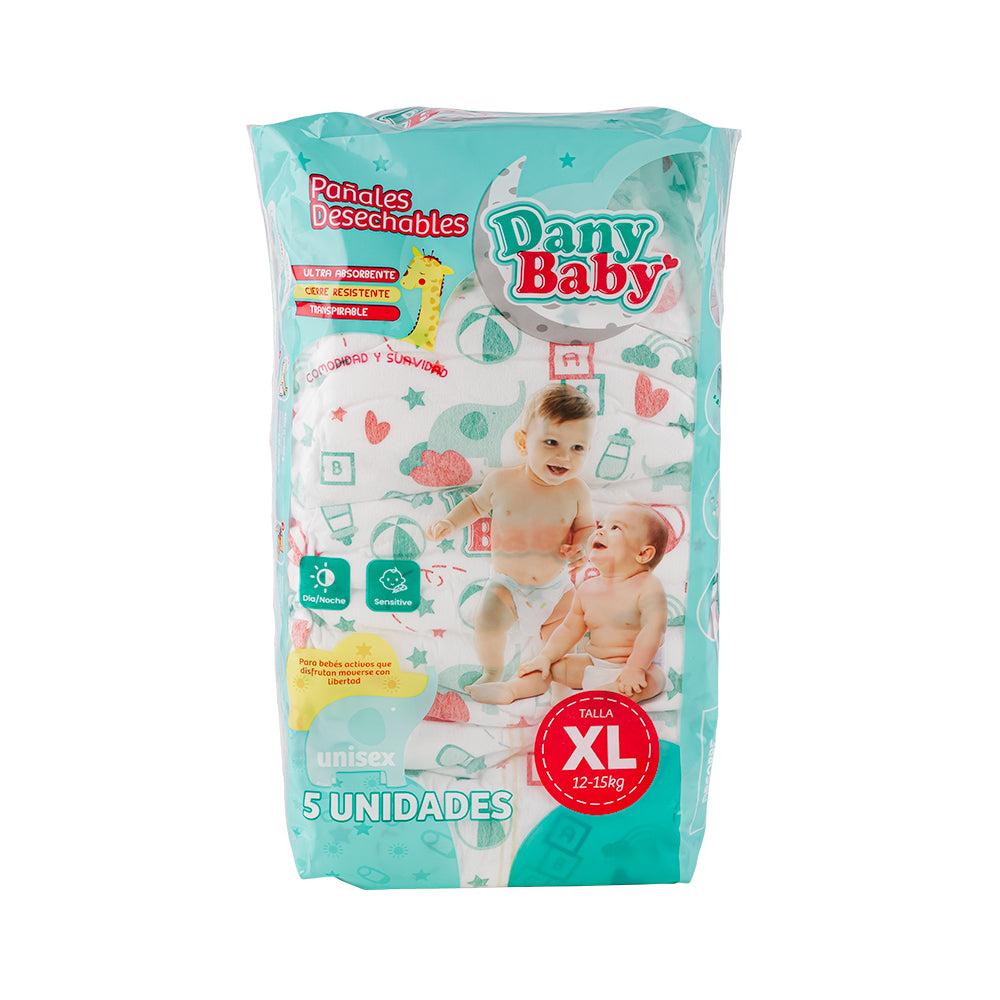 PAÑALES DESECHABLES ETAPA 4 - Talla XG (26-33lbs/12-15kg) - 34 Unidades