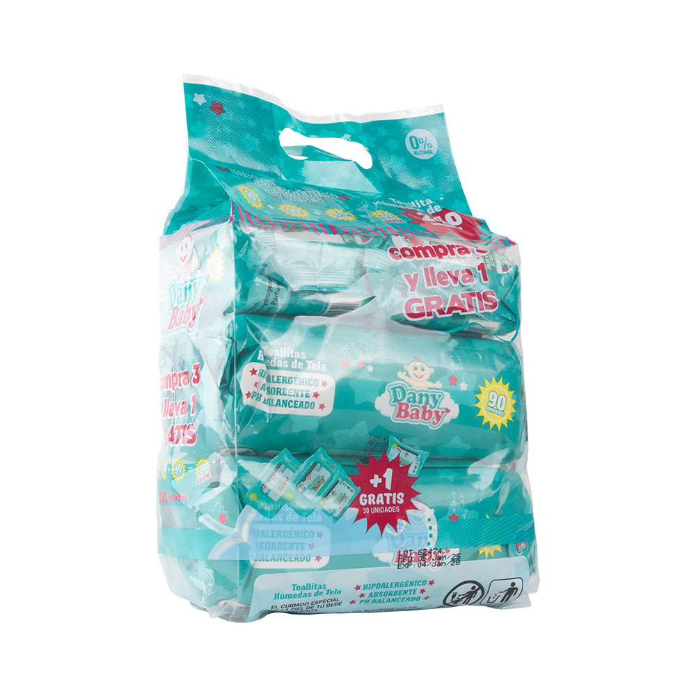 Wipes Dany Baby 4Pack