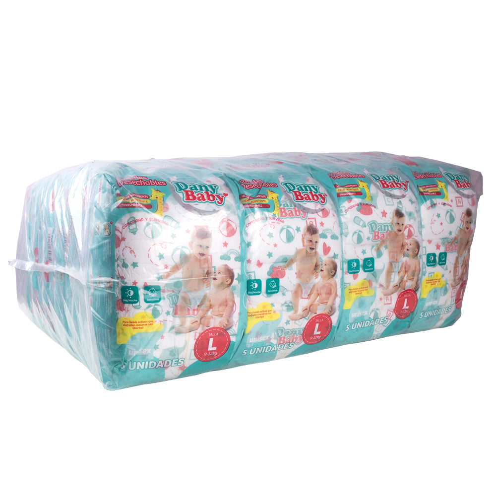 Bulto de Pañales Desechables 120 Unidades