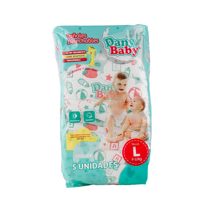 PAÑALES DESECHABLES ETAPA 3 -Talla G (20-25lbs/9-12kg) - 36 Unidades