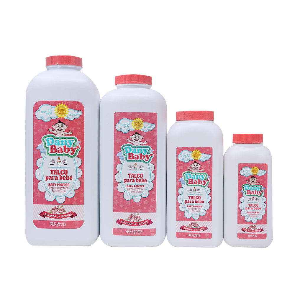 Talco de Bebé - Olor Rosas